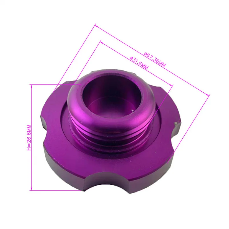 Oil Filter Cap Universal for SubaruXVForest Lishi Leopard Car Aluminium Alloy Retrofit Fuel Tank Cap