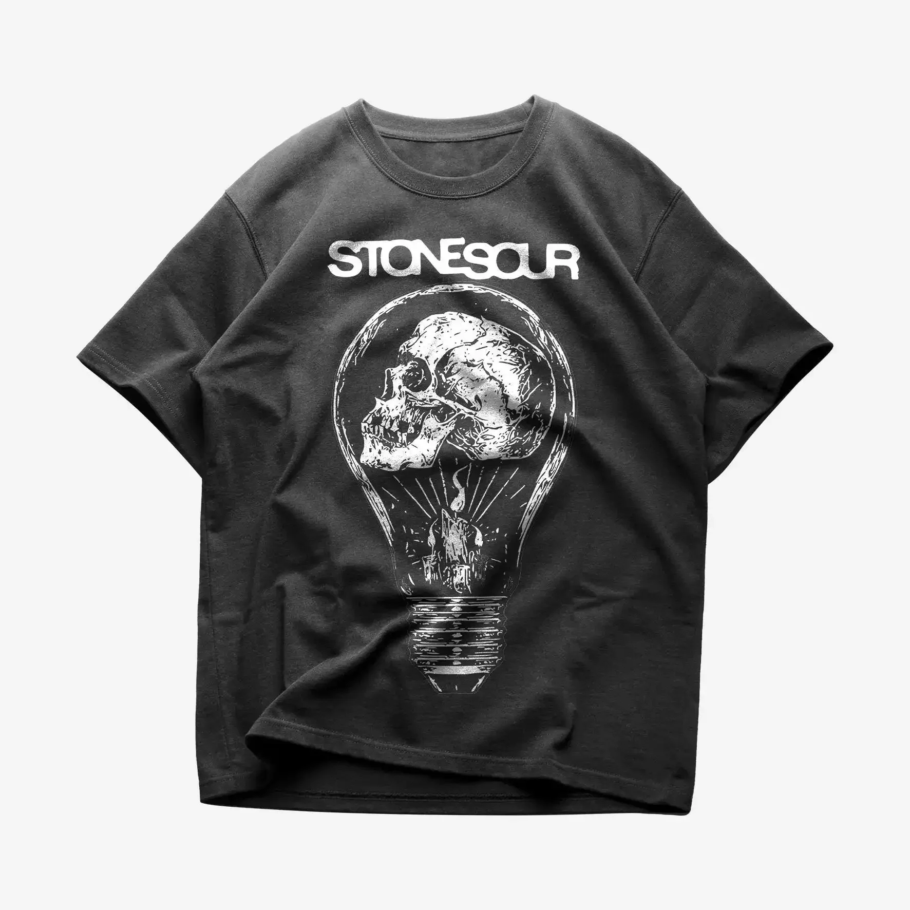 Футболка Stone Sour, футболка с рок-музыкой, мерч Stone Sour, унисекс, хлопок.