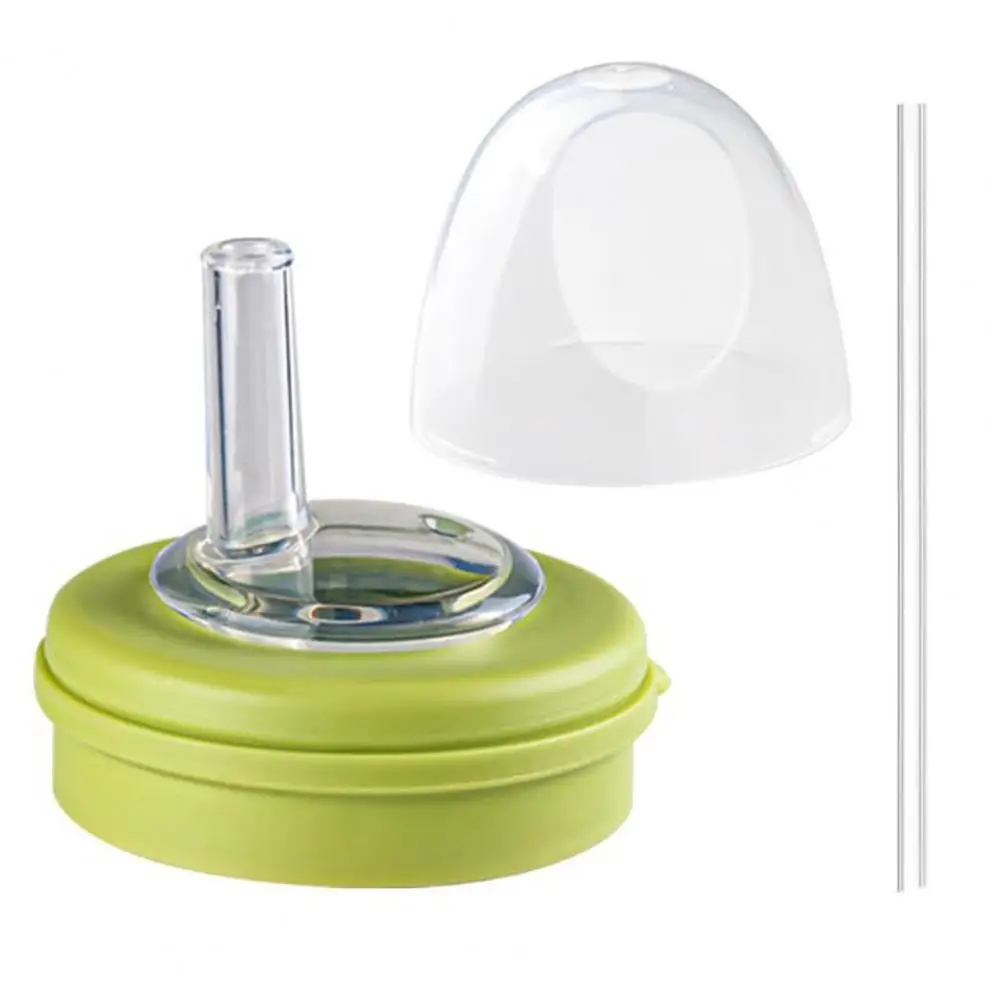 Soda Lid with Straw Versatile Soda Lid Reusable Silicone Soda Lids with Straw -free Spill-proof Pop Covers Standard Size Beer