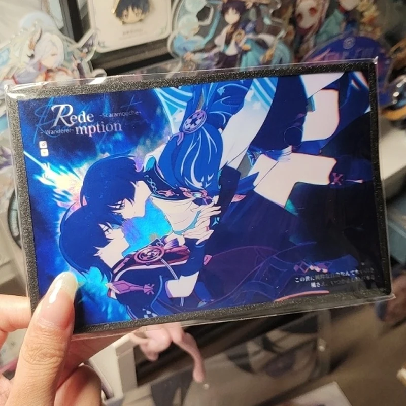Game Merch Postcard Redemption Wanderer Scaramouche Kunikuzushi Vagrant Fans Collection Character Cards