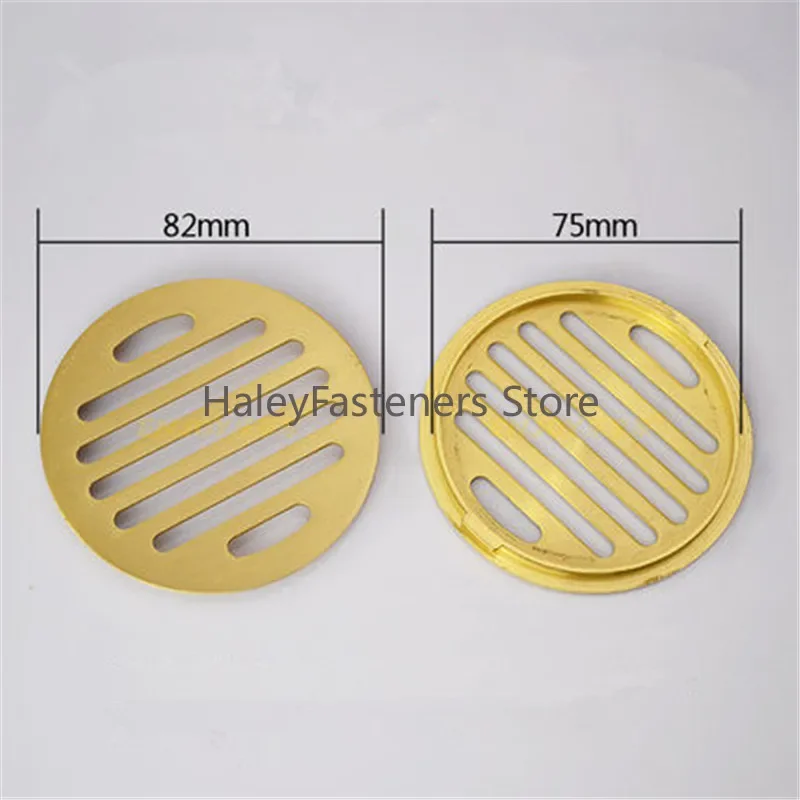 82mm Antique Brass Kitchen Sink Strainer Stopper Strainers Bathroom Deodorant Shower Floor Drains Cover Sewer Filter Sinks