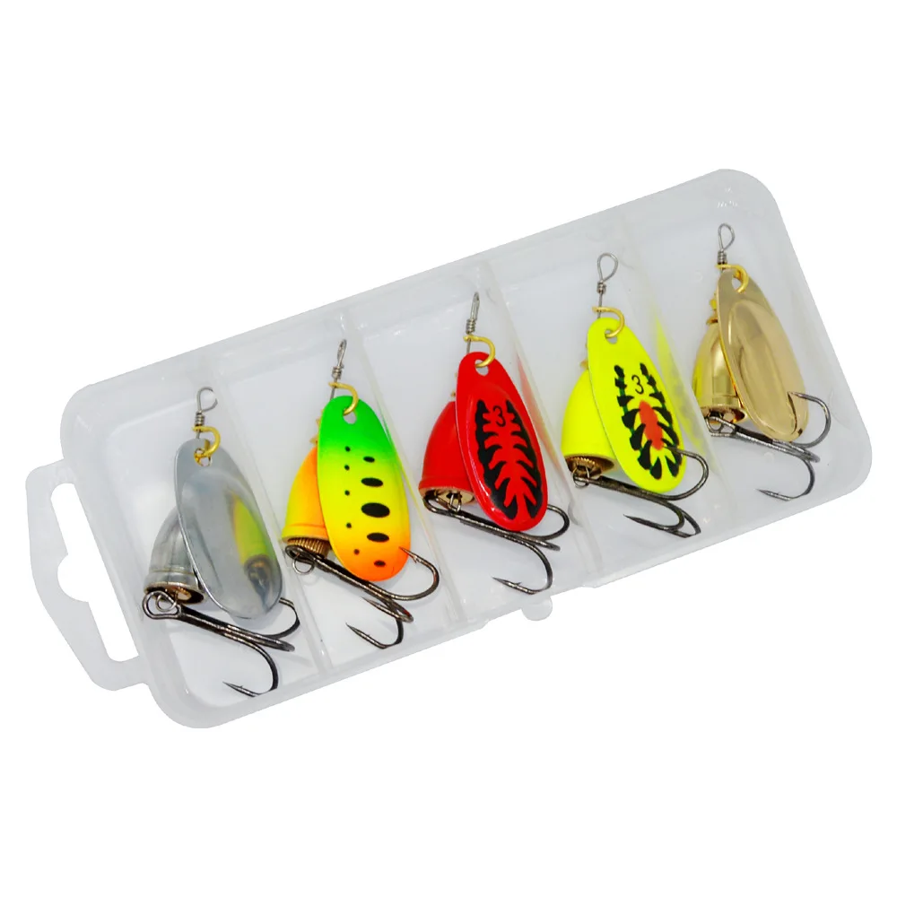 JIG Spinner Isca com Glitter Peixe Gancho Cobre Sino Isca De Pesca De Metal