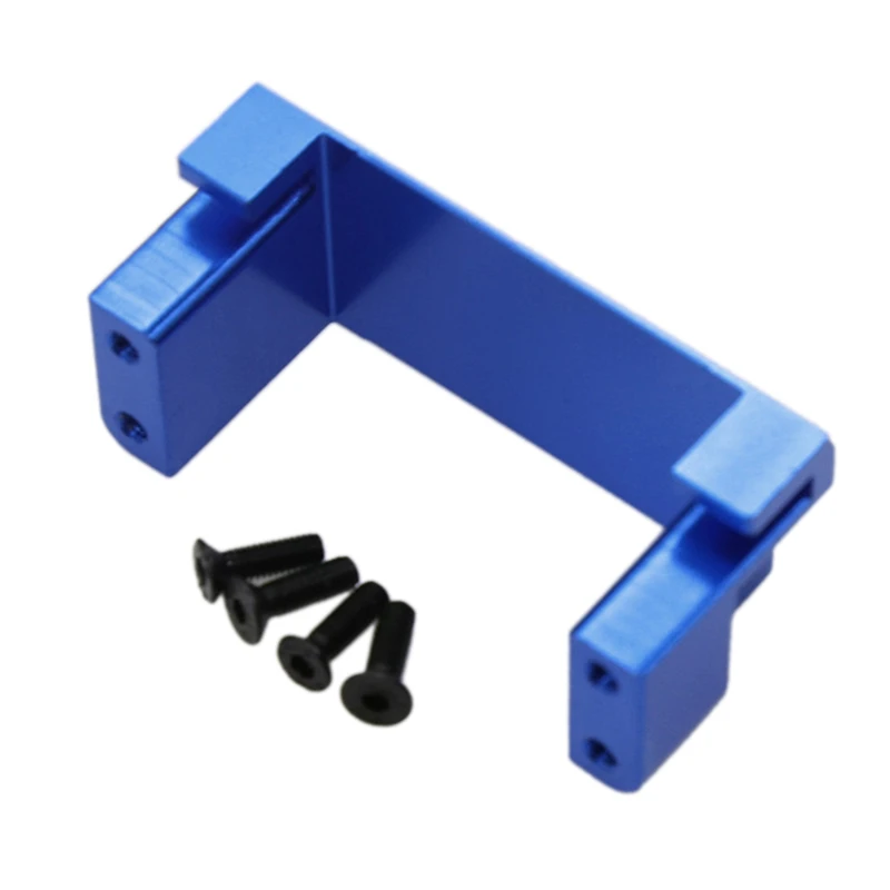 Sedile fisso con base per montaggio servo sterzo in metallo per Wltoys 104001   Parti di aggiornamento per auto RC 1/10 blu