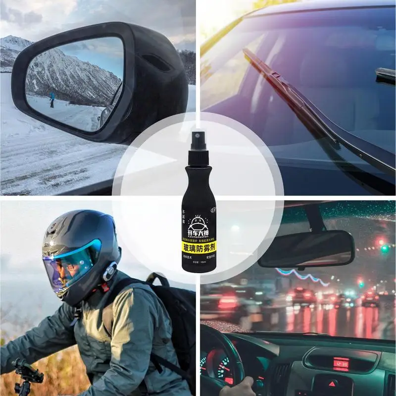 Anti Fog Spray For Car Automobile Glass Antifogging Spray Car Accessories Glass Care Supplies For Shower Doors SUV Auto Rv