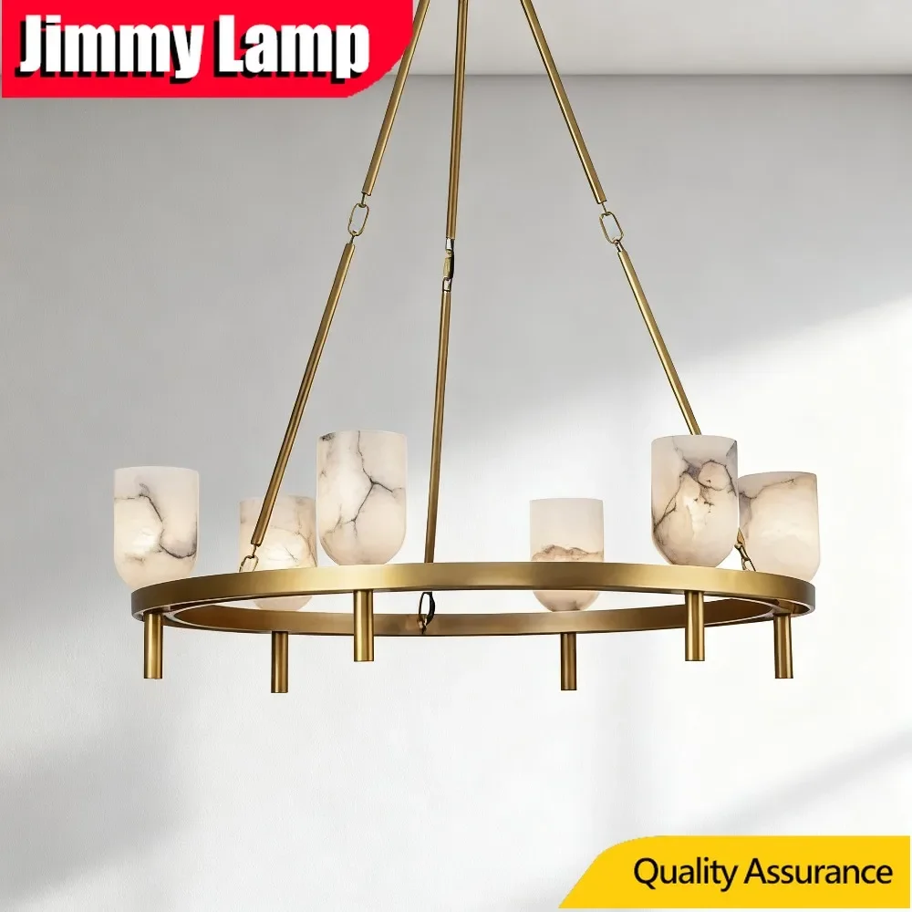 

Испанский латунный мраморный подвесной светильник, вилла для гостиной, столовой, прикроватная лестница, фон, проход, коридор, освещение отеля, лампы, декор