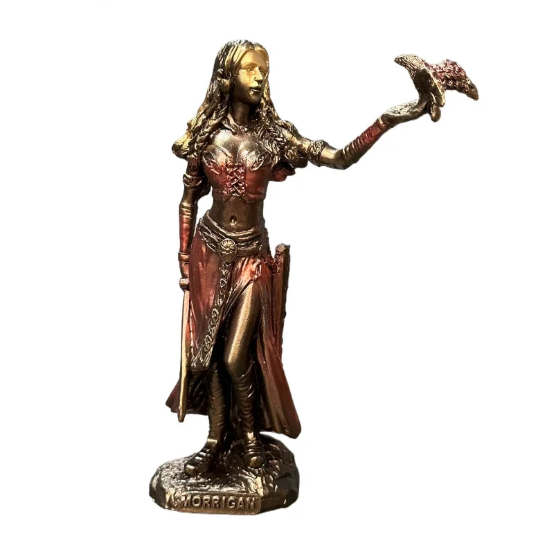 Goddess holding an eagle statue resin figurine for home decoration, mythological and European style, suitable for women.