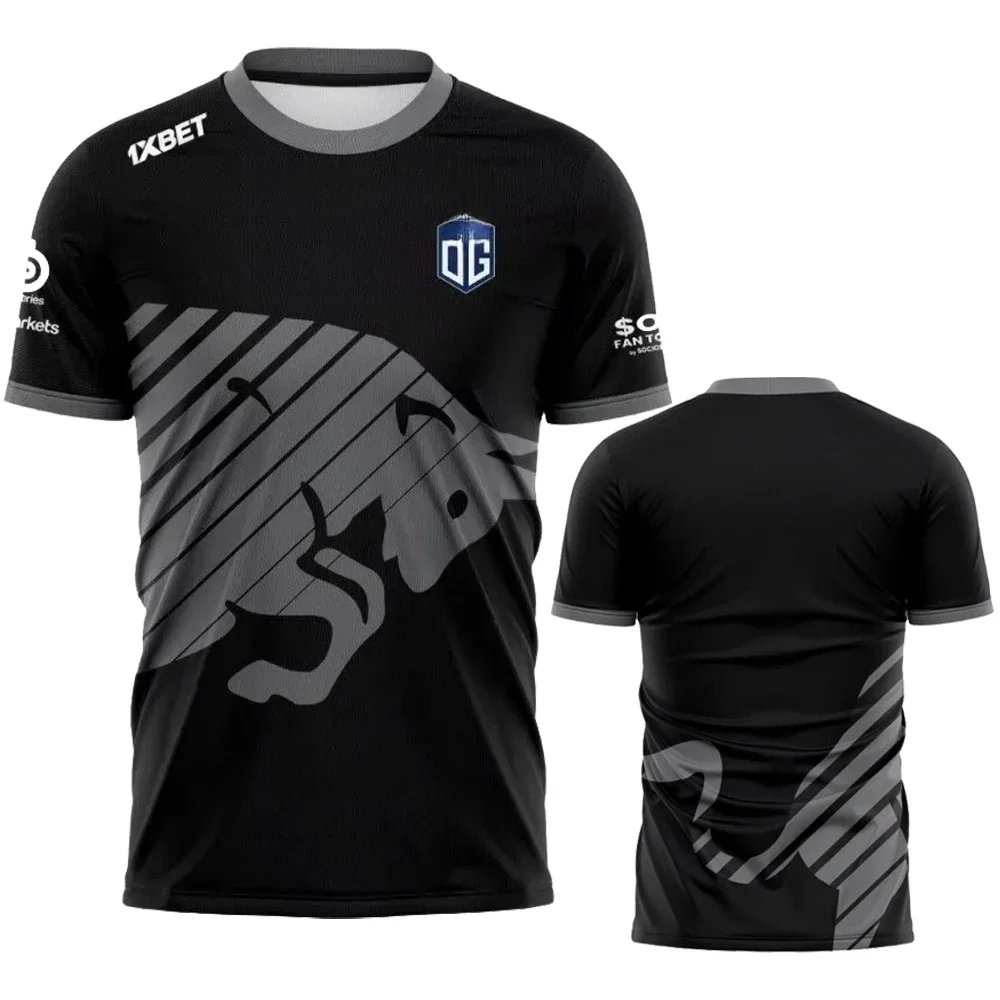 Hot Selling New Jersey Unified OG E-sports 3D Printed Breathable T-shirt Can Be Customized Name Quick Drying Short-sleeved Shirt