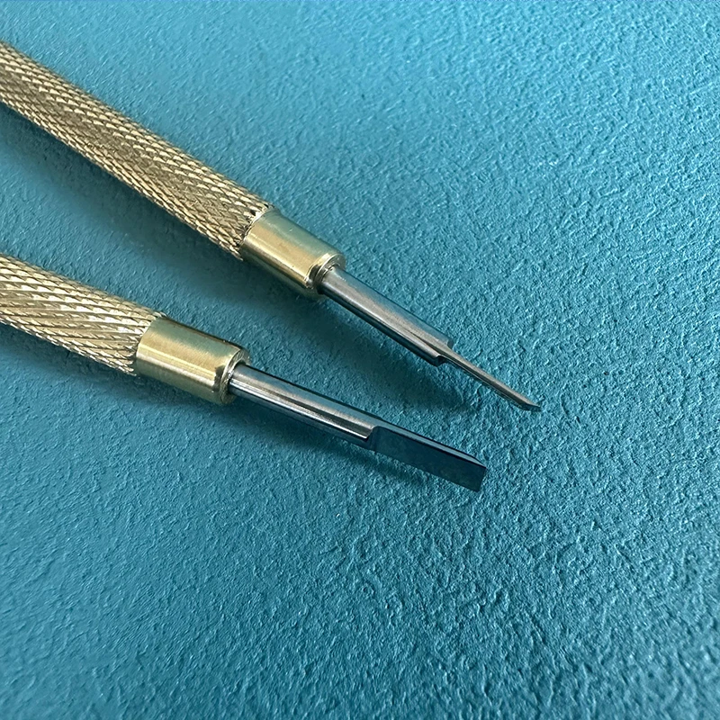 أداة إصلاح ساعة Hairspring ، أدوات صانع الساعات ، المجرف اليدوي ، 2 مجموعة إزالة spring