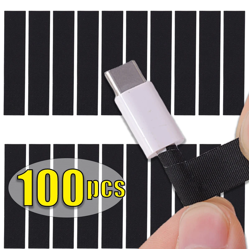 

1/100Pcs Nylon Cable Repair Sticker for iPhone Samsung Xiaomi All USB Charger Cord Earphone Wire Saver Anti-break Adhesive Tape