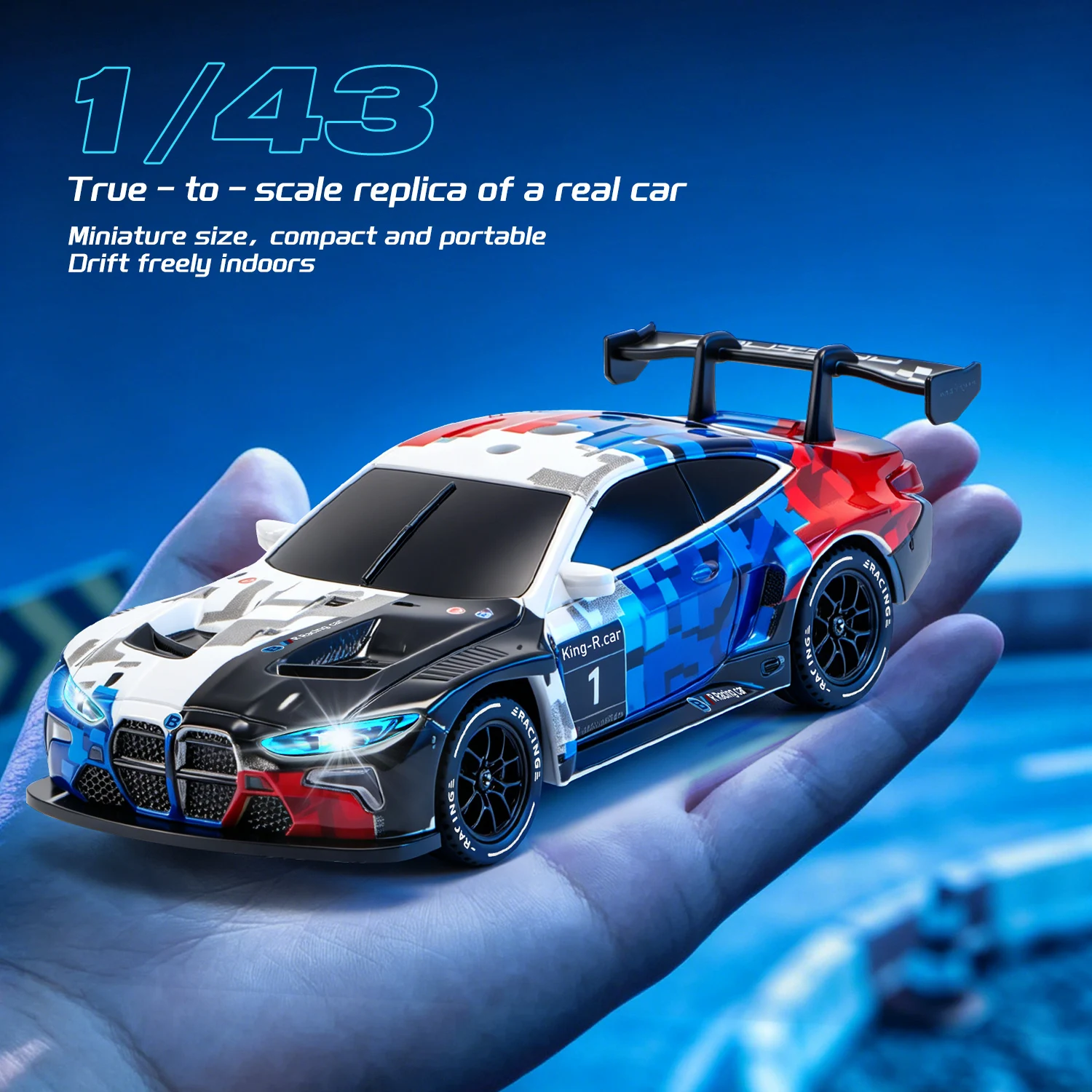 H6 1:43 Mini Coche de Carreras - Rc Hobby Toucan reseña y precio