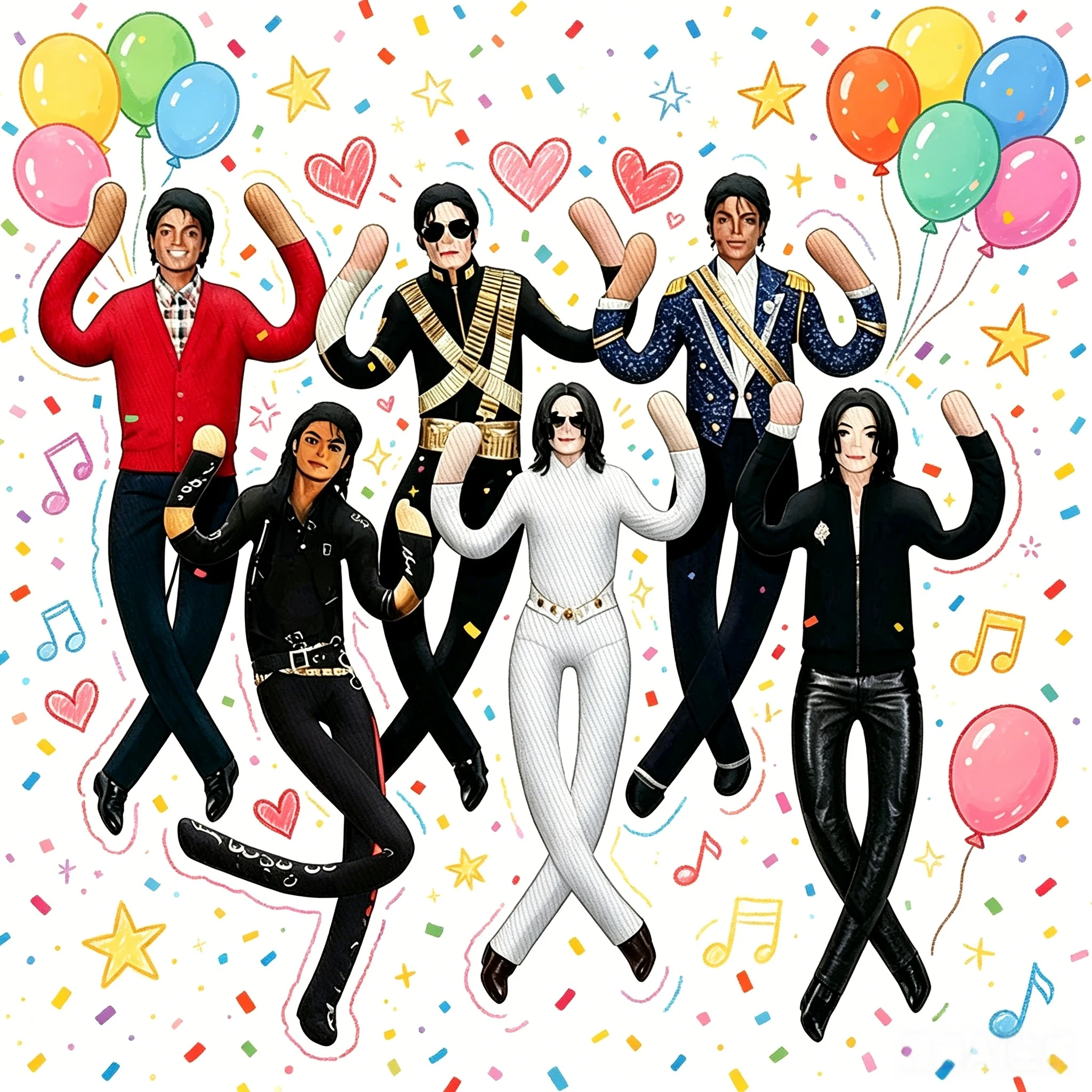 Nouvelle Collection 2026 : Figurine en Peluche Michael Jackson pour Cosplay, Décoration de Chambre, Accessoire Articulé, Cadeau