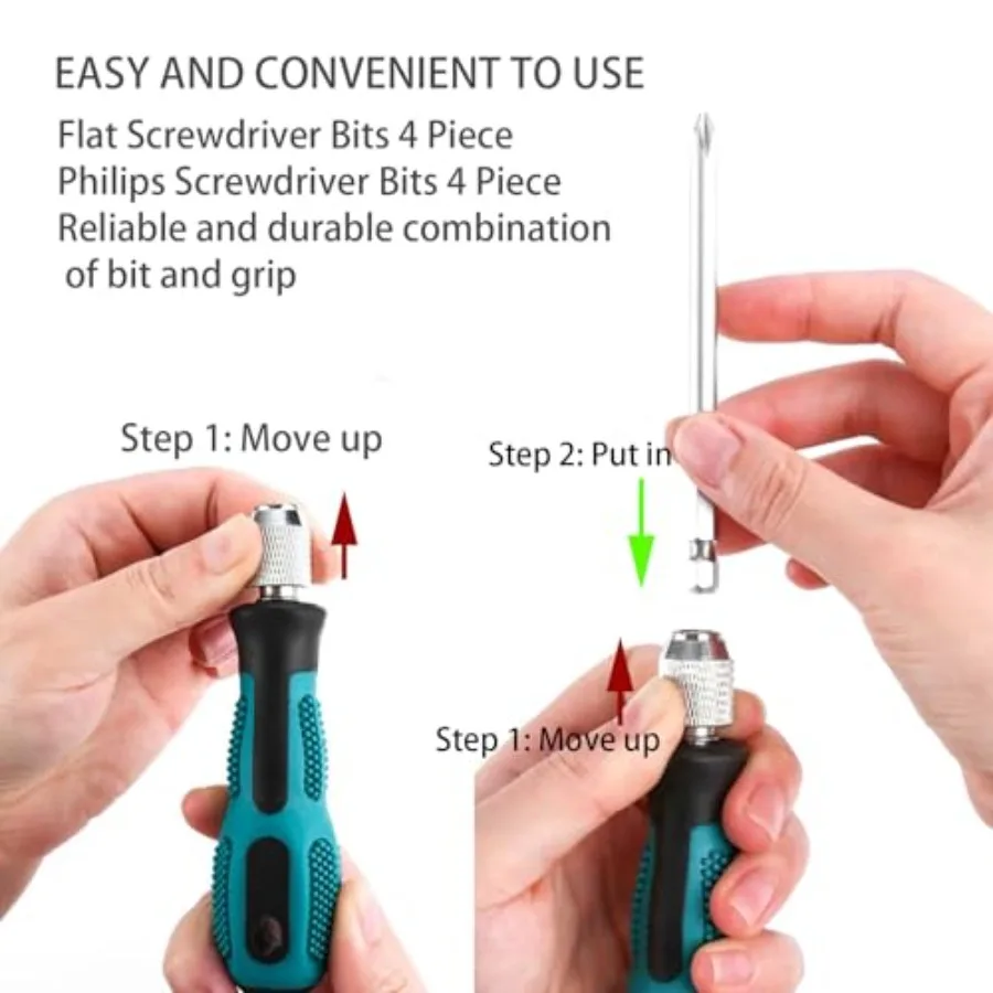ไขควง 8 อิน 1 ชุดไขควงมืออาชีพอเนกประสงค์พร้อมหัวไขควงที่มีความแม่นยำสำหรับการซ่อมแซมบ้าน การบำรุงรักษาอุปกรณ์อิเล็กทรอนิกส์และ