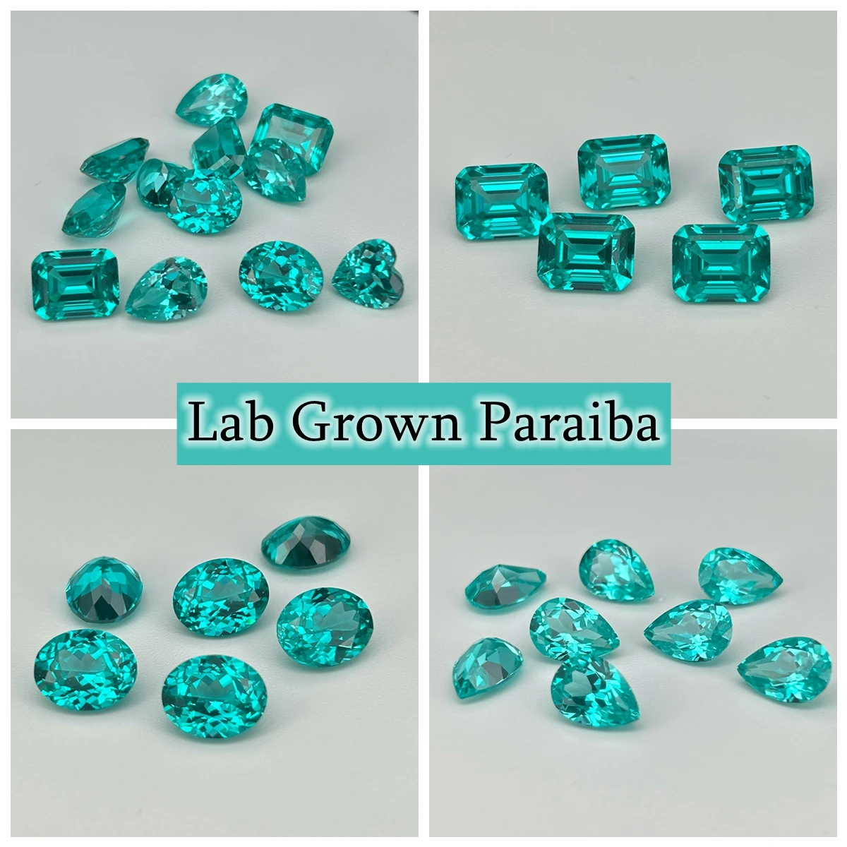 

Mosangna YAG корунд сапфир камень изумруд овальная груша параиба цвет лабораторные выращенные свободные драгоценные камни для ювелирных изделий