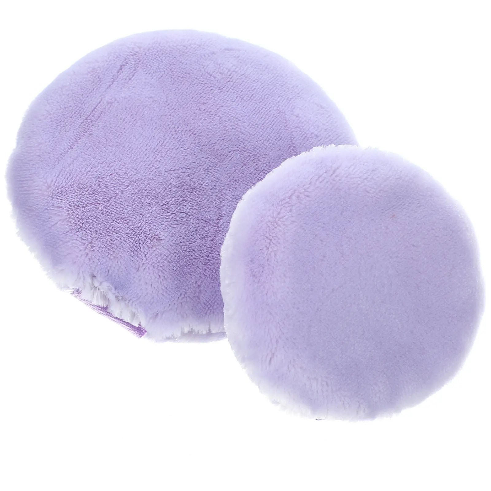 2Pcs Round Makeup Small Portable Makeup Puff Finger Strap Soft Texture for Loose Powder Concealer Foundation