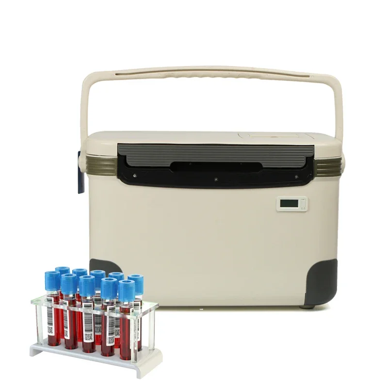 28L Medical Transport Cooler Box Keep The Temperature 2-8 degree 24-48 Hours and Blood Vaccine Insulin Cooler Box