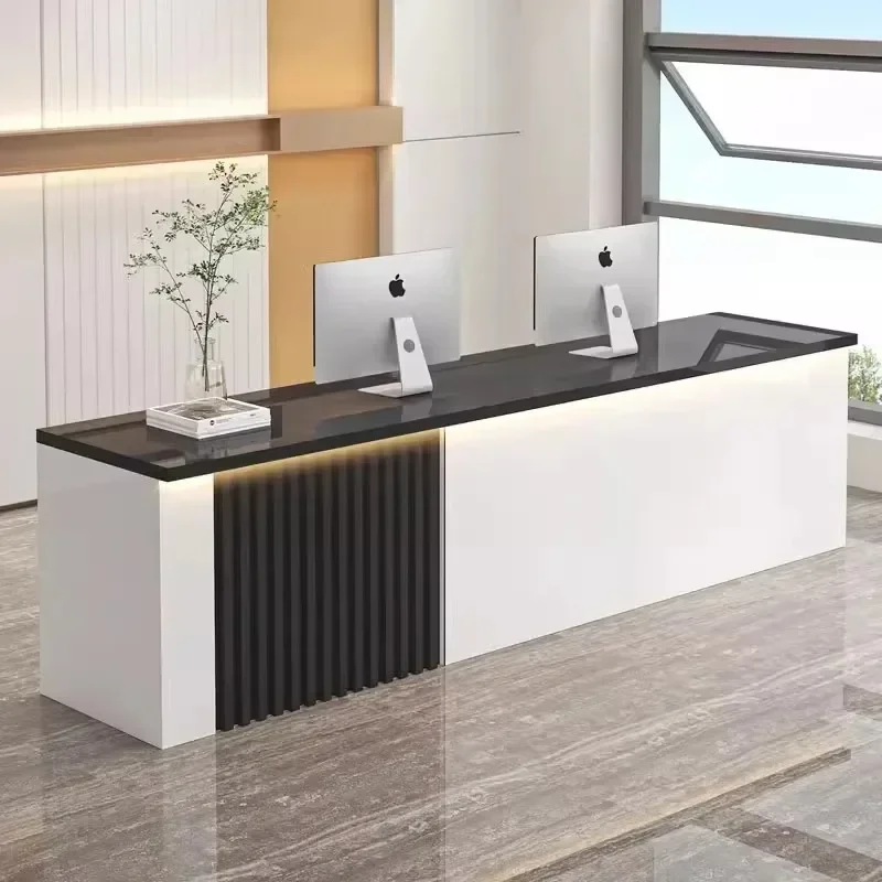 مكاتب الاستقبال الاسكندنافية المطبخ الفاخرة مكاتب الاستقبال الحديثة صالون تجميل Mostrador Negocio الأثاث التجاري