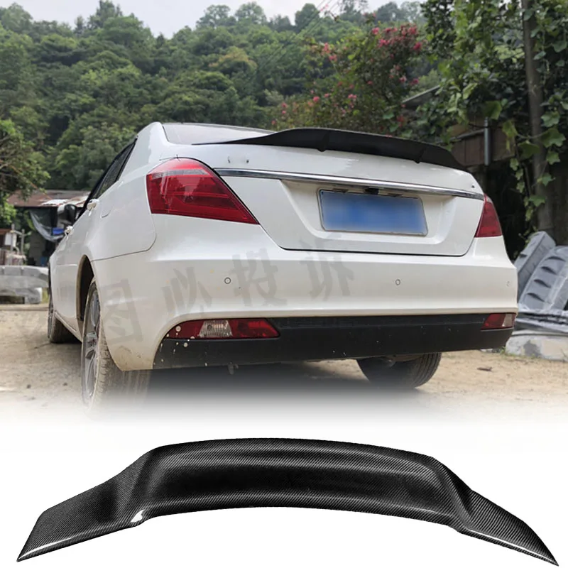 

For 2014-2017 Geely Emgrand four door sedan rear trunk lid rear wing high-quality carbon fiber R-style tuning accessories