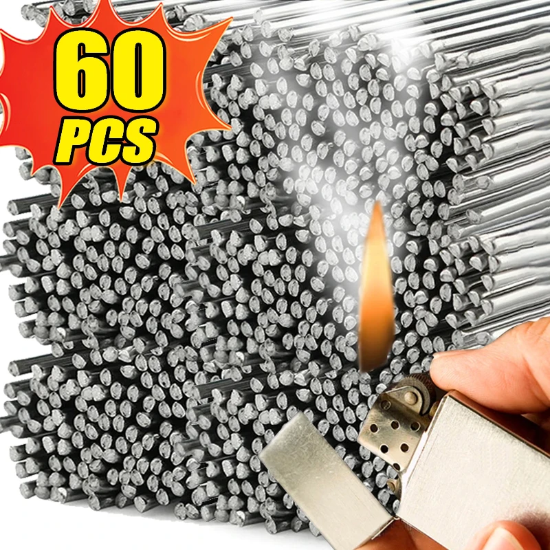 Aluminum Welding Rods Flux Cored Wire Steel Copper Easy Melt Universal Silver Weld Bars Solder Repair Holes Agent Kit Hand Tools