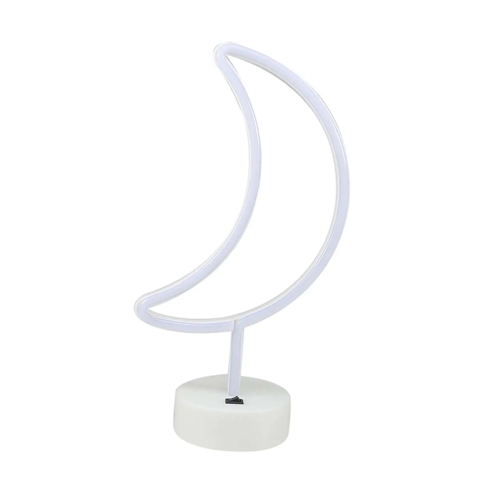 Appeso luna luce decorazioni per la casa ornamento centrotavola cava LED luce al Neon per regali finestra accessorio per feste all'aperto