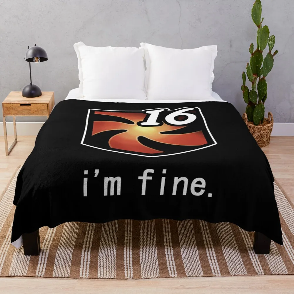 I'm Fine Vuln Stacks [FFXIV] Classic T-Shirt Throw Blanket Comforter christmas decoration Blankets