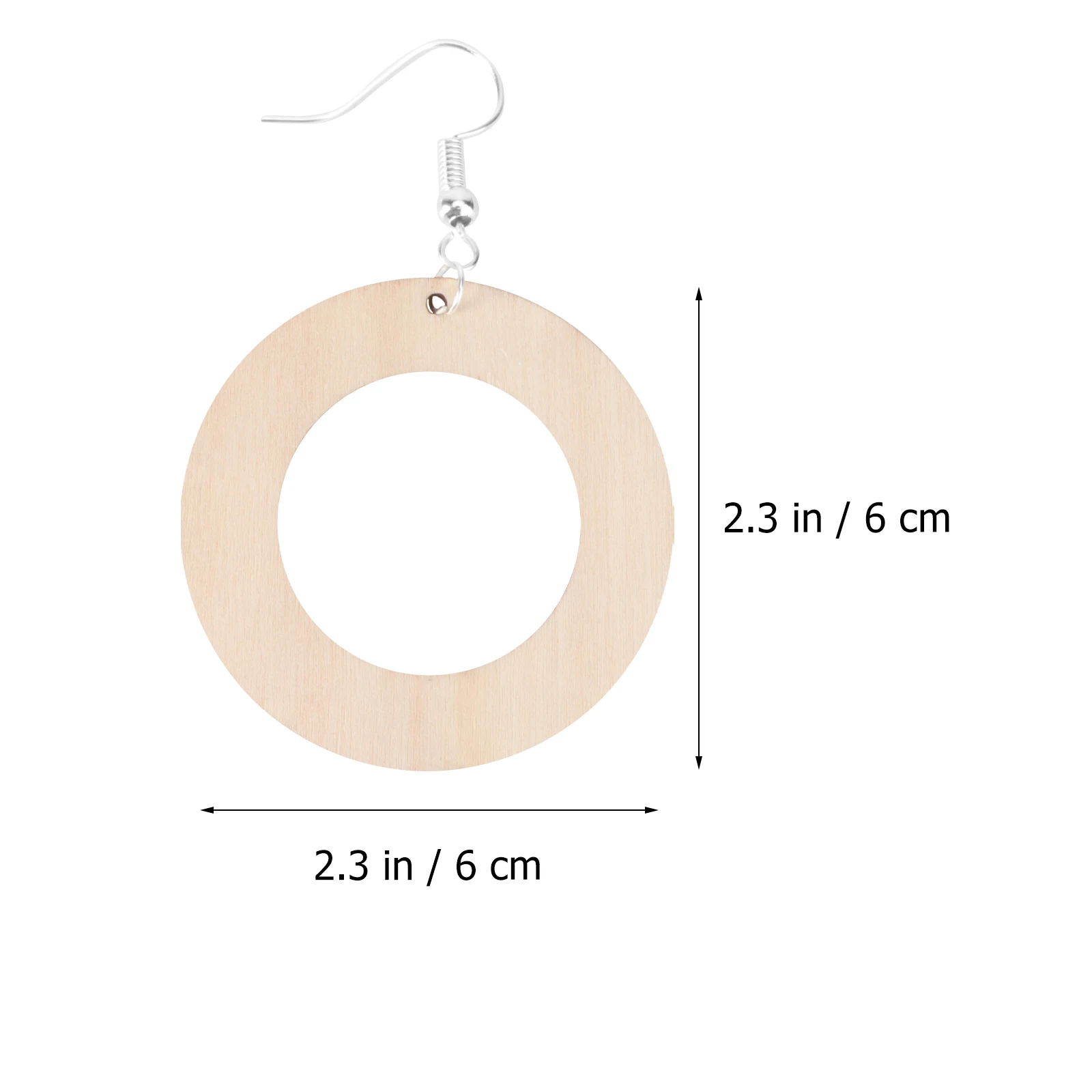 

70pcs Wood Earrings DIY Kits Blank Pendants Handcraft Jewelry Making Tools Irregular Shape Sewing Accessories