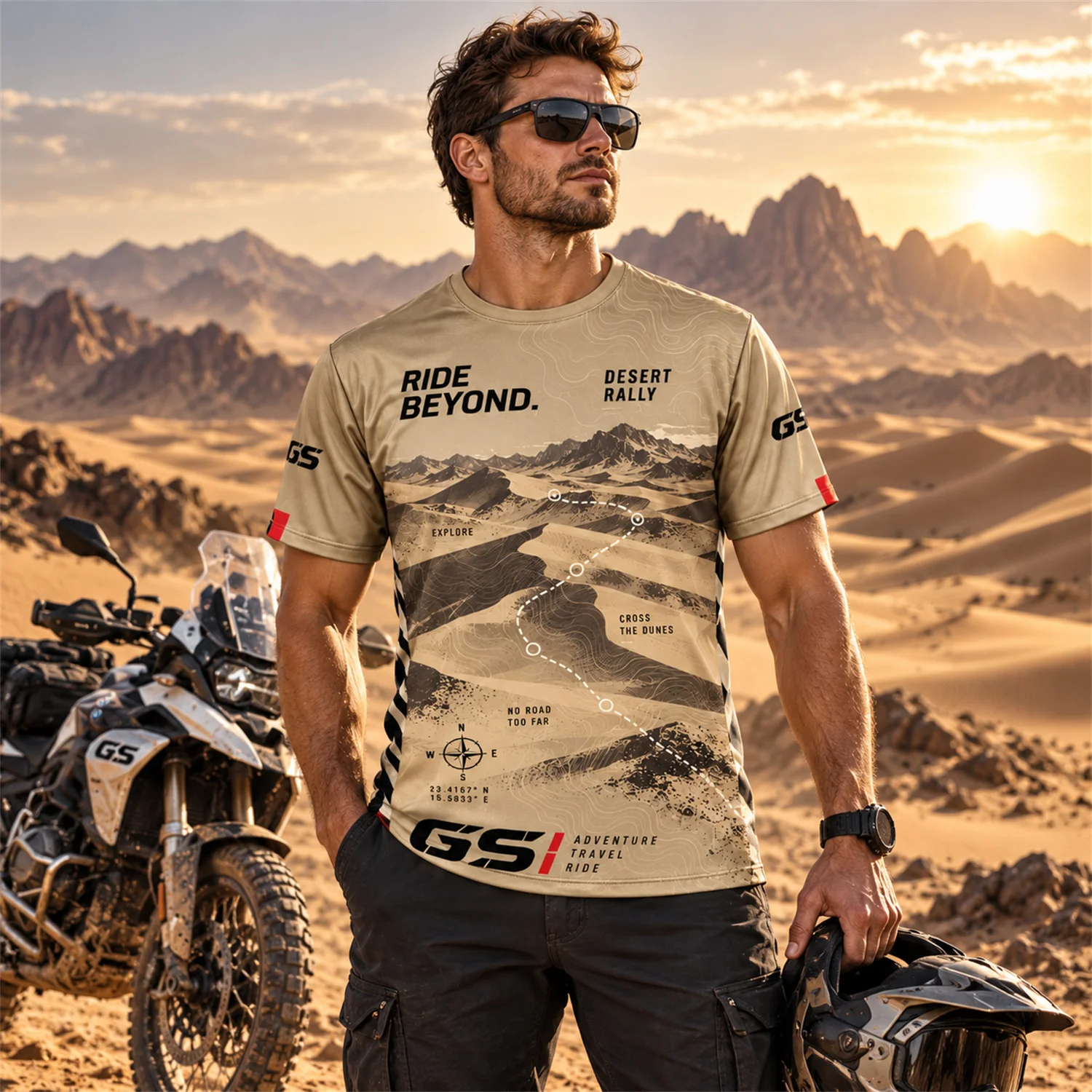 Kaos Pria Lengan Pendek Kerah  - Outdoor Sports Adventure ulasan dan harga
