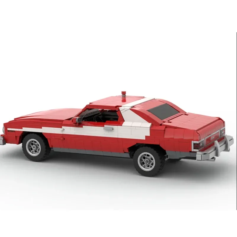 

MOC-74017 Red Iconic Sports Car Racing Building Blocks Model 1616 PartsMOC Creative Boys Kids Birthday Building Blocks Toy Gifts