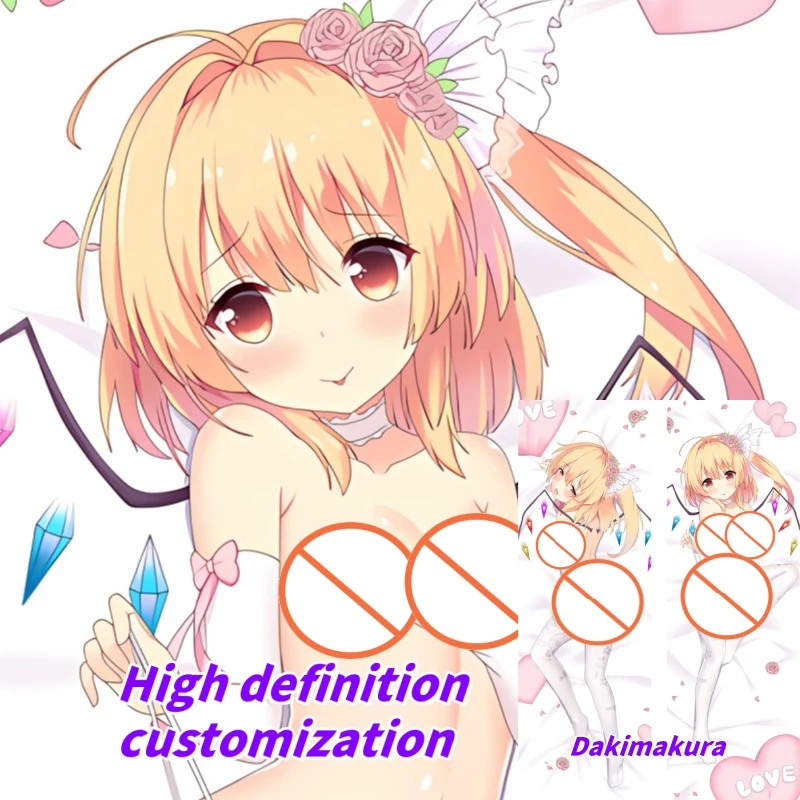 

Dakimakura Anime Project Flandre Scarlet Double-sided Print Of Life-size Body Pillowcase Gifts Can be Customized