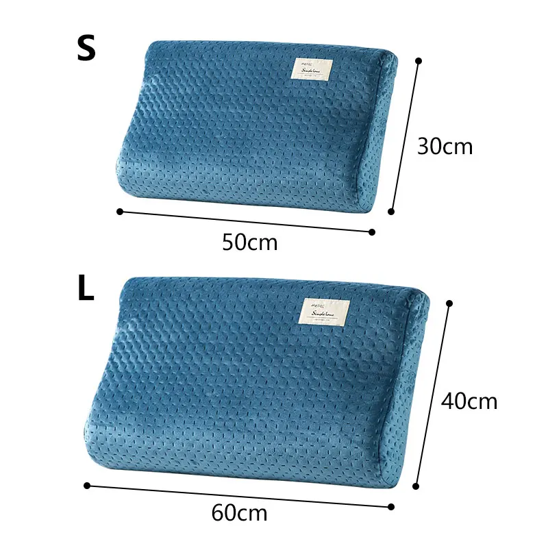 Federa in cotone Memory Foam fodera per cuscino in lattice ortopedico cuscino per dormire Protector federa biancheria da letto di alta qualità