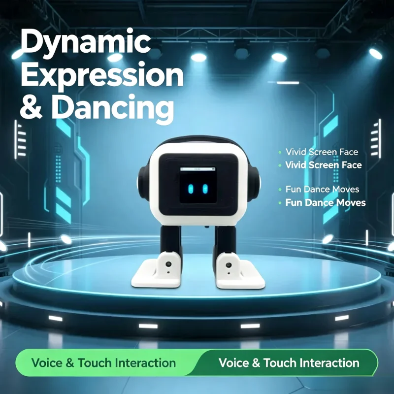 AI Desktop Companion Robot, Intelligent Emotional Interaction Robot Toy, Smart Voice Interactive Desktop Pet, Creative Gift for