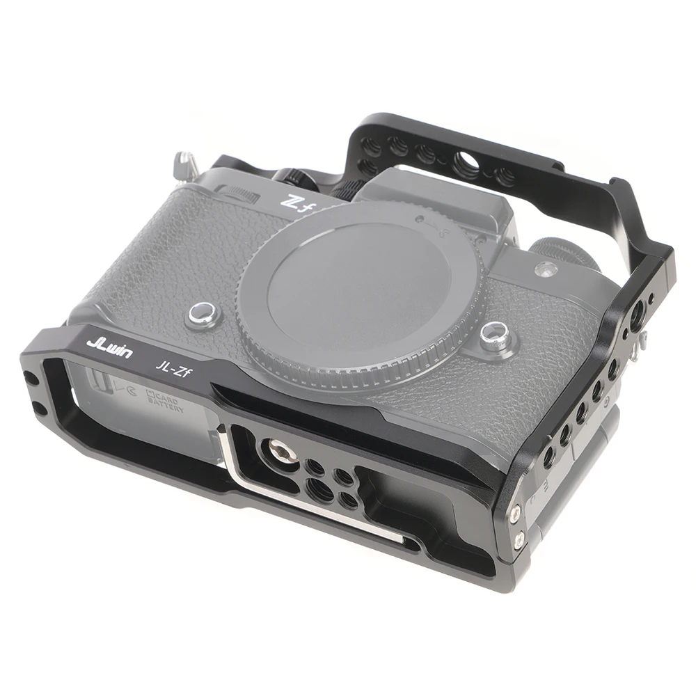 Fotga kamera käfig für nikon zf dslr vlog kamera rig kit mit holz griff griff schutz halterung video stalibiler zubehör