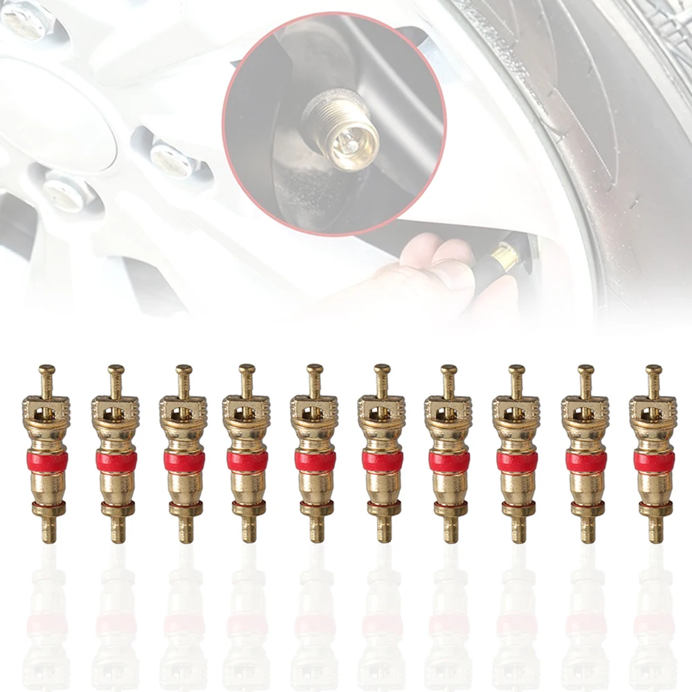 

10pc/lot Tire Valve Core Universal Parts TR414 For Most Car Motorcycle Bicycle ATV Golf Cart Quad Bike Vacuum Tyre Replacement