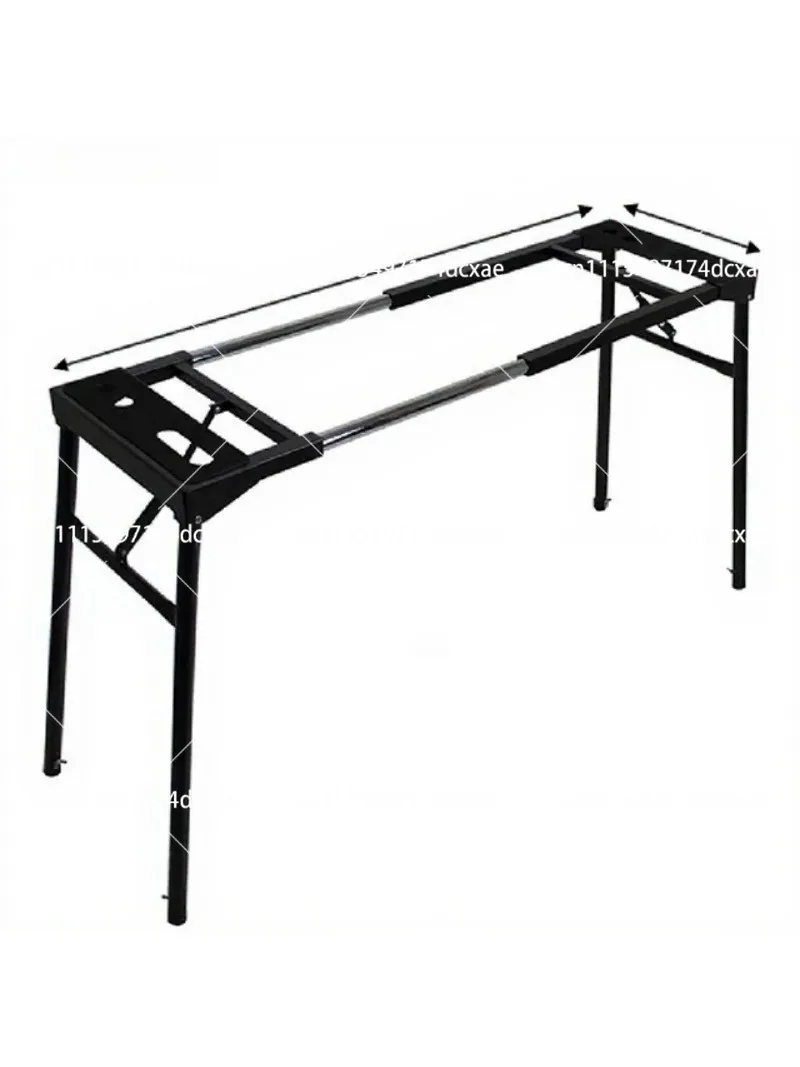Foldable Double Layer Keyboard Stand Height Adjustable Universal Electronic Keyboard Shelf