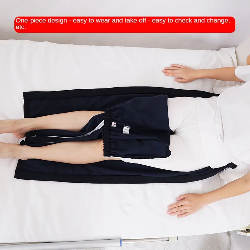 Easy On and Off Bilateral Zipper Pants for Elderly Care, Post-Fracture Paralysis Bedridden Convenience Pants