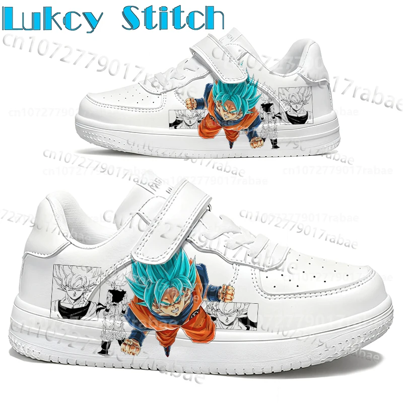 

Новые кроссовки Dragon Ball для подростков и детей, популярные спортивные туфли с аниме-принтом, водонепроницаемые, однотонные, с прочной подошвой, повседневные, для мальчиков и девочек