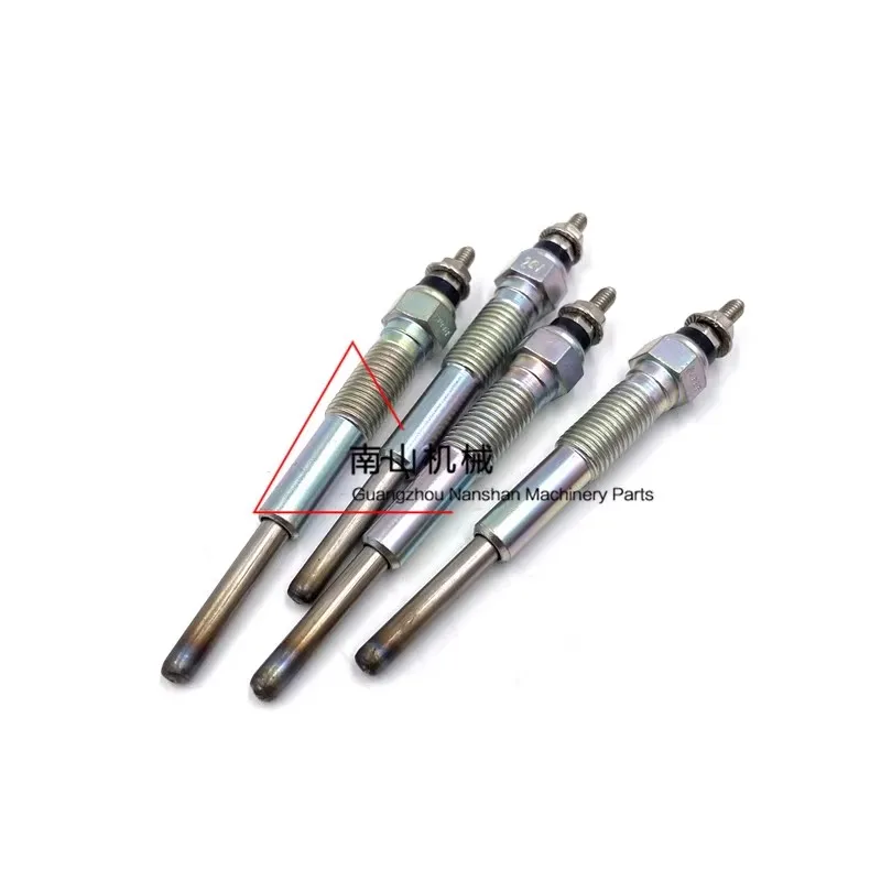 Komatsu PC120/130/200-5 -6 -7 preheating plug, 4D95/6D95 engine glow plug excavator parts