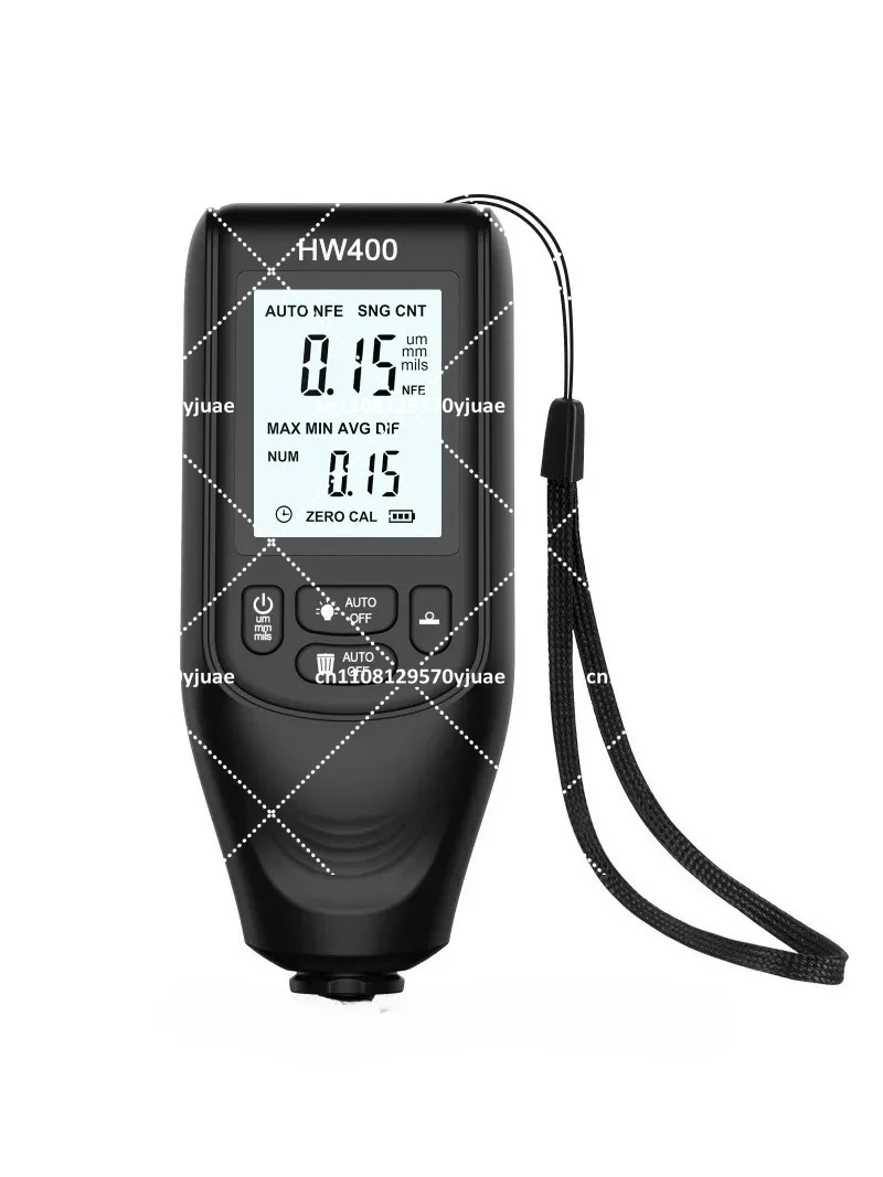Car Coating Thickness Gauge 0.1micron 0-2000um Paint Film Tester Measuring Tool Fe & NFe Meter