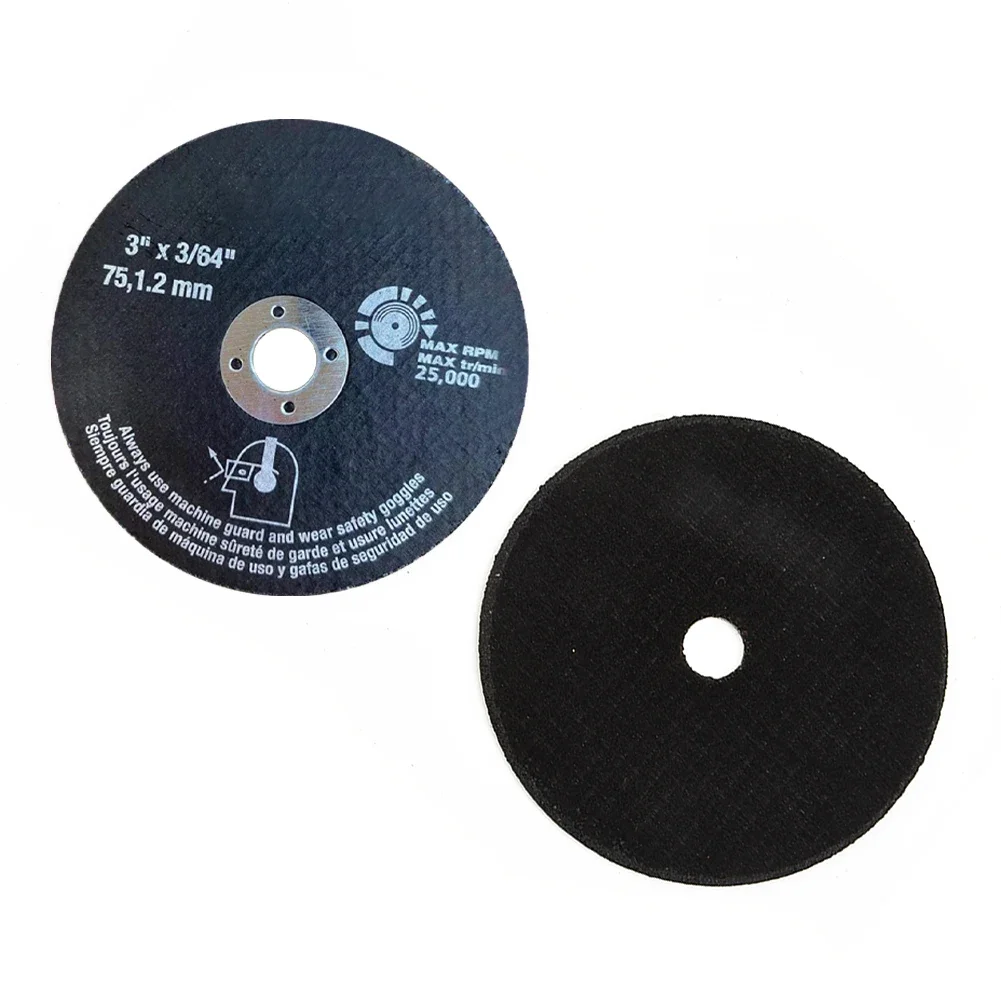 5pcs 75mm Circular Resin Saw Blade Grinding Wheel Cutting Disc For Angle Grinder For Stainless Steel Pipe Iron  Copper