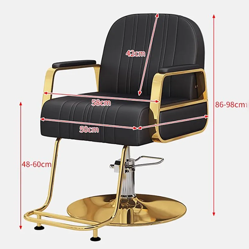 كرسي حلاق عتيق بتصميم بسيط لتوفير المساحة، كراسي بسيطة للتخزين الإبداعي، أثاث صالون Stuhl Friseur #2