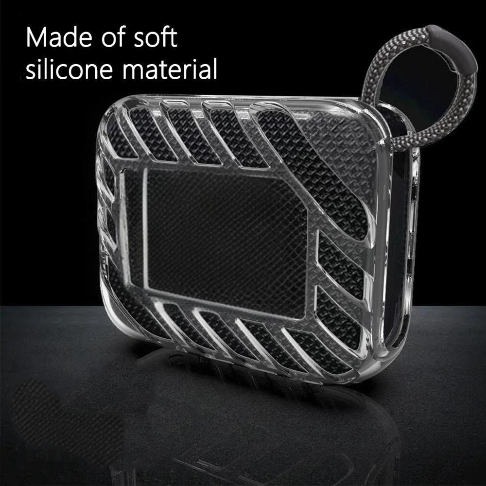 حافظة شفافة من مادة TPU لمكبر الصوت اللاسلكي JBL GO 4 غطاء حماية ناعم مضاد للسقوط ومضاد للخدش لملحقات مكبر الصوت