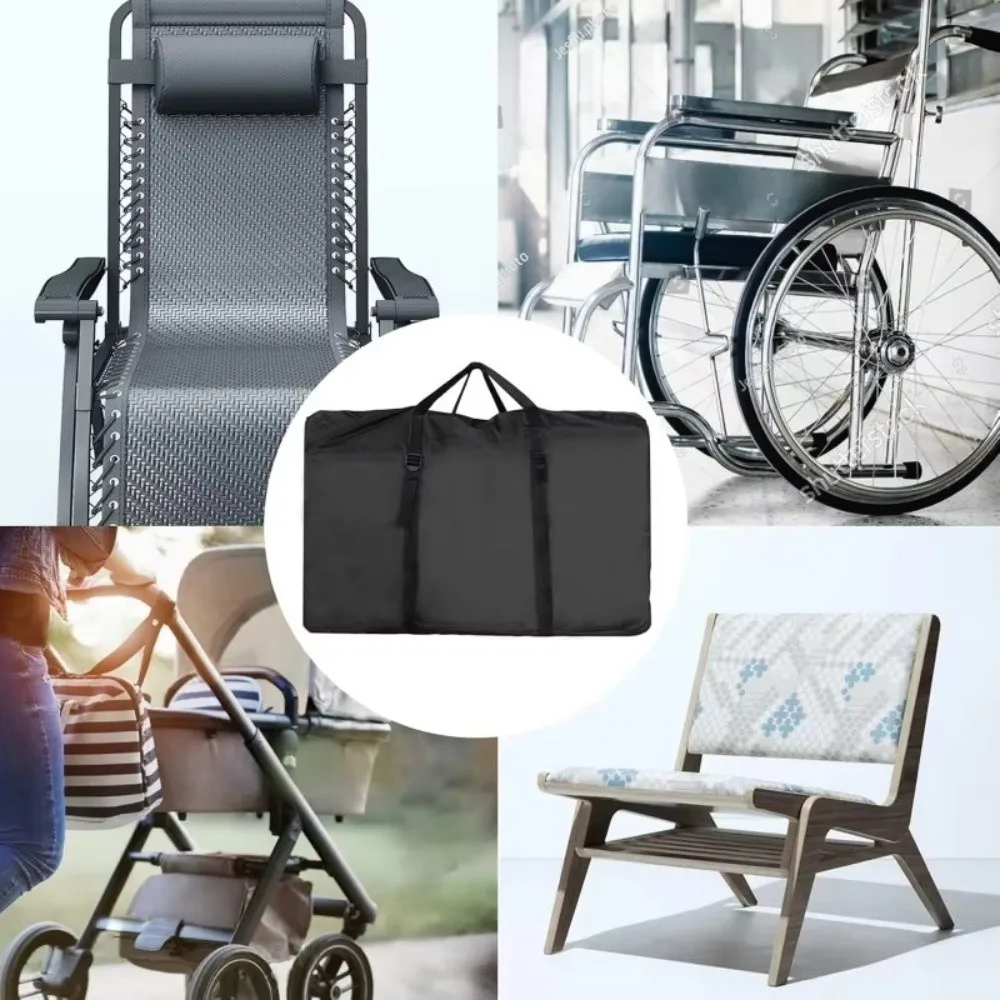 1pcs Dustproof Wheelchair Storage Bag Sun Protection Water Resistant Wheelchair Protection Cover Oxford Cloth Reusable