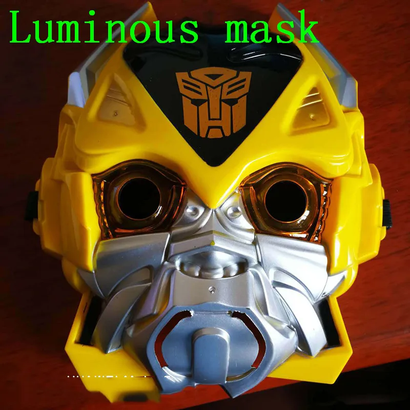 Movie Muscle Optimus Prime Bumblebee Cosplay Costumes Superhero Bodysuits Mask Full Set For Boys Child Carnival Halloween Party