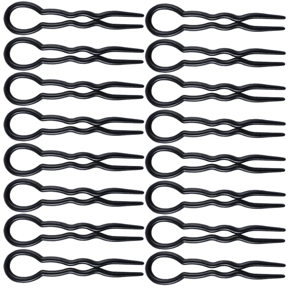 

24 Pcs U-shaped Hair Forks Sticks Lightweight Plastic Accessories for Girls Women Styling Hairpins Bun Decorations