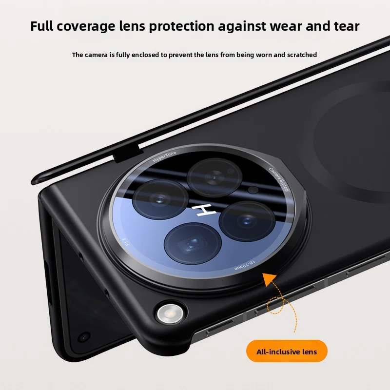 Etui na OPPO Find N6, luksusowe, twarde, z magnetycznym Magsafe, z podstawką na obiektyw, ochronne etui na tył telefonu, pełna osłona na telefon Find N6. — zdjęcie produktu 6