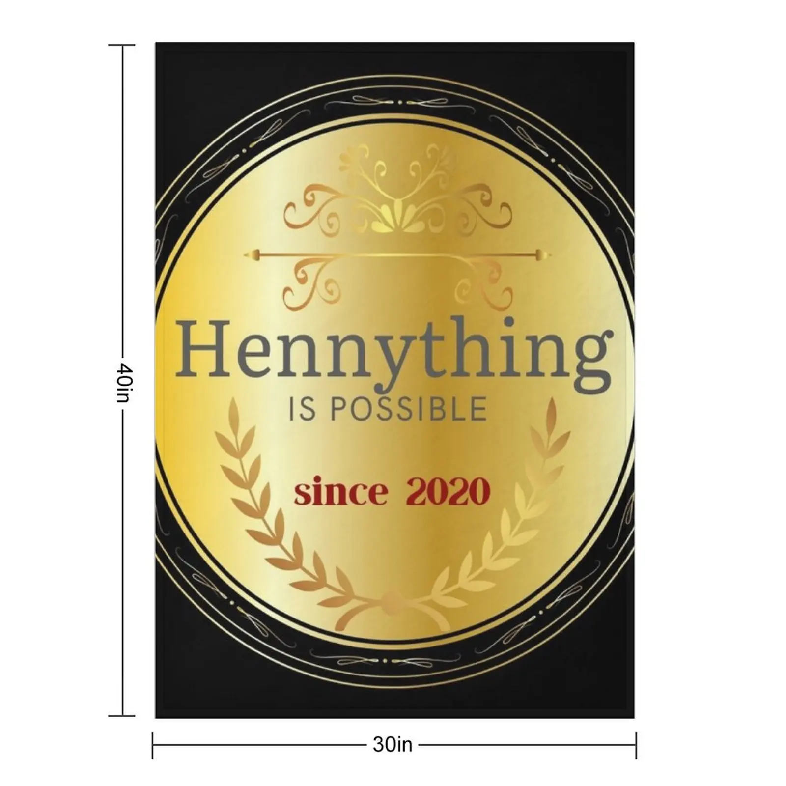 Medal For Hennything Is Possible Throw Blanket Stuffeds Quilt Moving For Sofa Thin Multi-Purpose Furry Blankets
