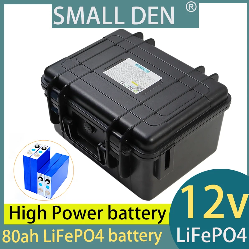 

12V 80AH LiFepo4 Battery 12V lifepo4 battery pack 80ah for boat motor Trolling Motor Fishing Inflatable Boat camping EV No Tax