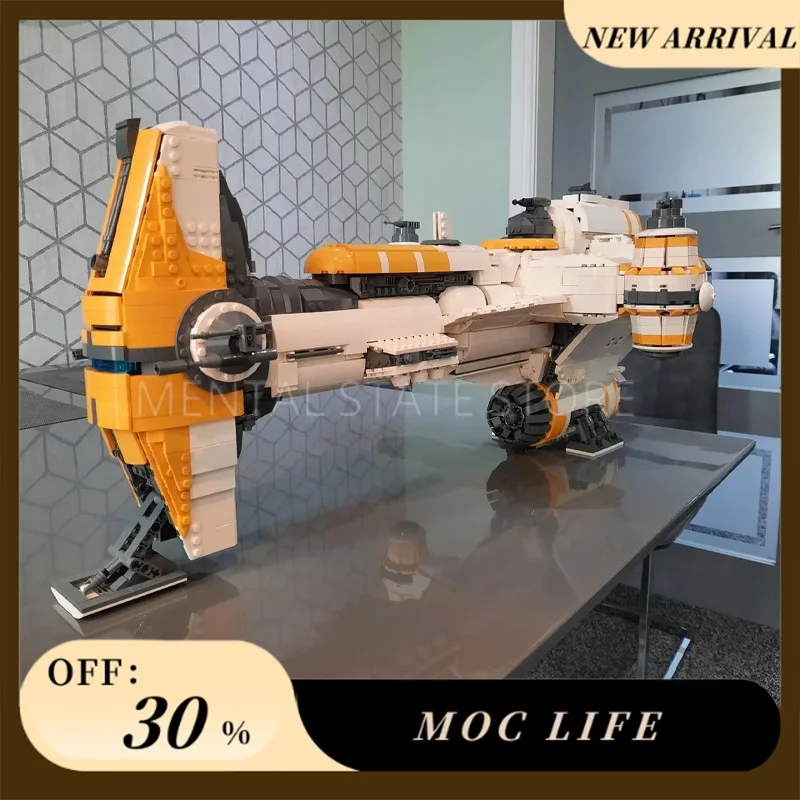 NEW 4907PCS Customized MOC Hammerhead Interstellar Warship Blocks Technology Bricks DIY Creative Assembly Toys Holiday Gifts