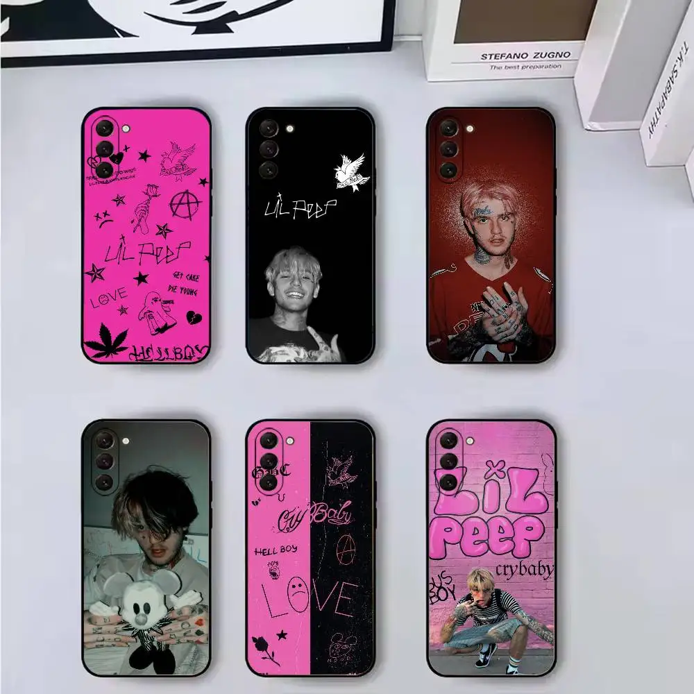 Tribute Hot Rapper LIl Peep Phone Case For Samsung Galaxy A73,A72,A71,A70,A53,A52,A51,Others Soft Black Cover