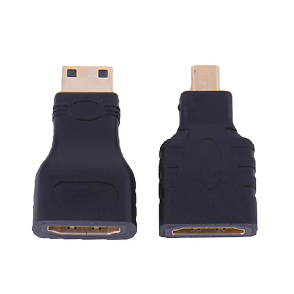 Hdmi-compatibile per Micro hdmi-compatibile con Mini convertitore placcato oro adattatore di estensione connettore HD per Video TV per Xbox