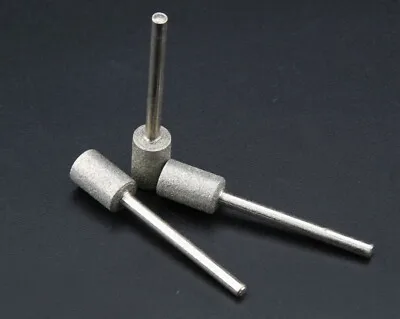 10PCS 4mm Diamond Chainsaw Sharpening Rotary File Burrs Shank dia 3mm,PKG/10 / SN1